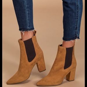 Steve Madden Subtle Suede Pointed Toe Bootie